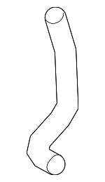 1K0121086L - : Lower Hose for Audi: A3 Quattro, TT Quattro Image