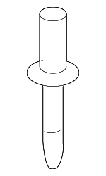 11561257 - Body: Rocker Molding Rivet for GM Image
