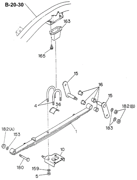 Rear Suspension for 1997 Honda Passport #0