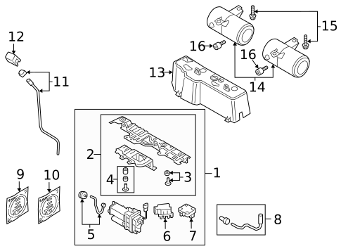 Ride Control Components for 2024 Audi SQ8 e-tron Sportback #0