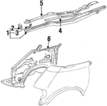 5710128590 - Body: Lower Assembly for Toyota: Previa Image