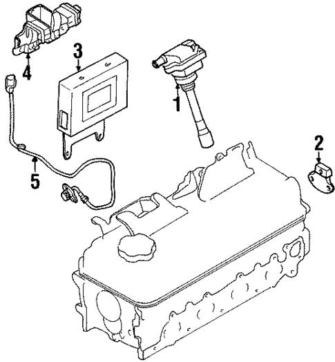 Powertrain Control for 1997 Mitsubishi Mirage #1