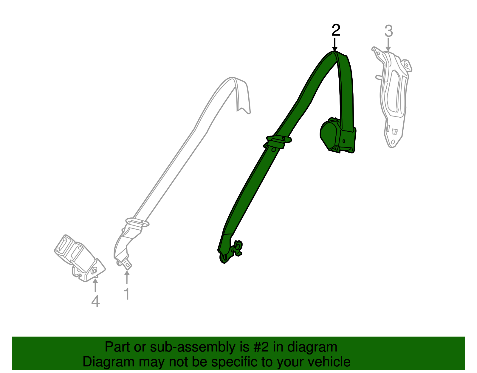 Lap & Shoulder Belt - BMW (72-11-7-318-455)