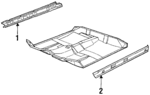 3524618 - Body: Outer Rocker for Buick: Riviera | Cadillac: Eldorado | Oldsmobile: Toronado Image