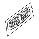 5073276AB - Body: Grille Assembly for Dodge: Ram 1500, Ram 2500, Ram 3500 Image