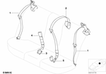 72118198501 - : Center Upper Belt With Child Protection for BMW Image
