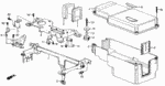 90041PH2004 - Electrical/Exhaust/Heater/Fuel: SCREW-WASHER (5X8) for Honda Image
