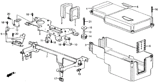 Control Box for 1989 Honda Accord #0