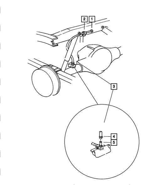 Rear Axle Vent for 2002 Dodge Ram 2500 #0