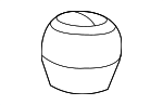 3350412590C2 - Body: Shift Knob for Toyota: Corolla Image