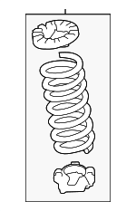 LR078660 - : Coil Spring for Land Rover: Discovery Sport Image
