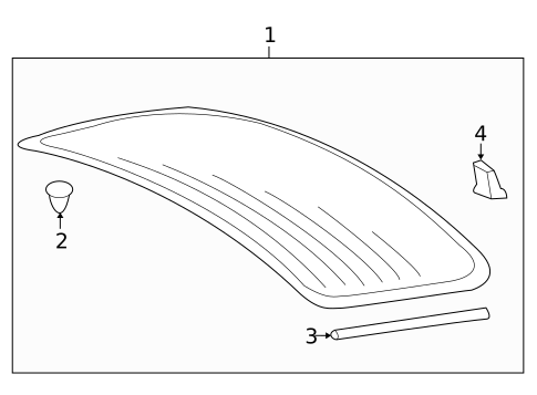 Glass & Hardware - Back for 2009 Audi A5 Quattro #0