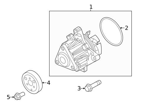Water Pump & Related Components for 2018 Ford Special Service Police Sedan #0