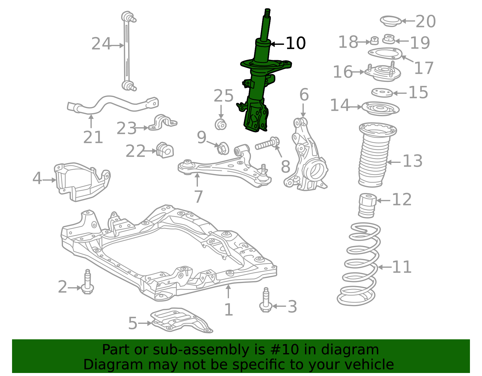 Suspension Strut - OEM Ride Quality and Handling | AutoNation Parts