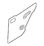 828604Z80A - : Water Deflector for Nissan: Sentra Image