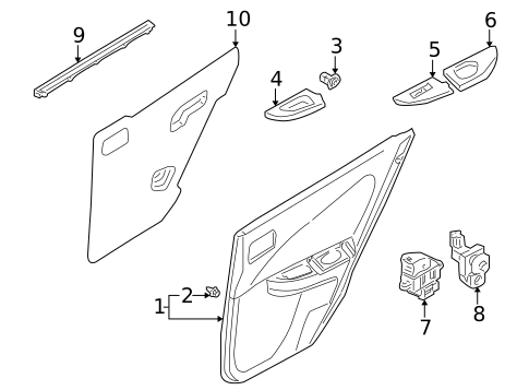 Switches for 2002 Nissan Sentra #2