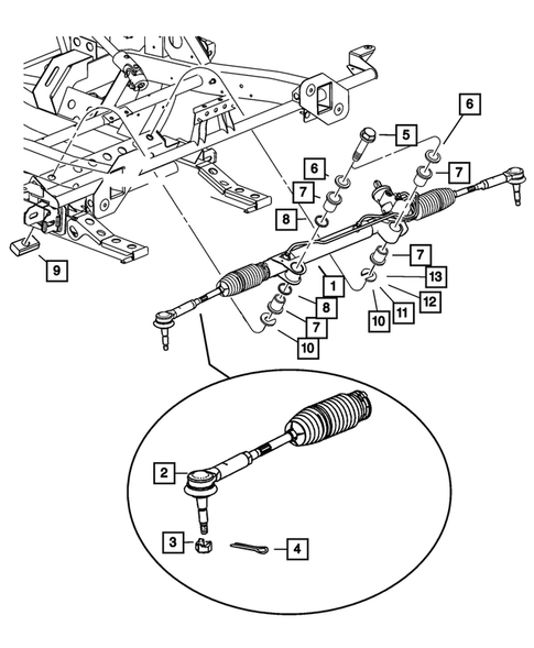 Steering Gear for 2009 Dodge Viper #0