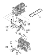 68086392AA - Electrical: Engine Wiring for Ram: 2500, 3500 Image
