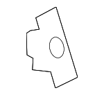 N90093502 - Body: Applique Nut for Volkswagen: Golf, Golf R, GTI, Jetta, Passat, Rabbit, Taos, Tiguan, Tiguan Limited Image