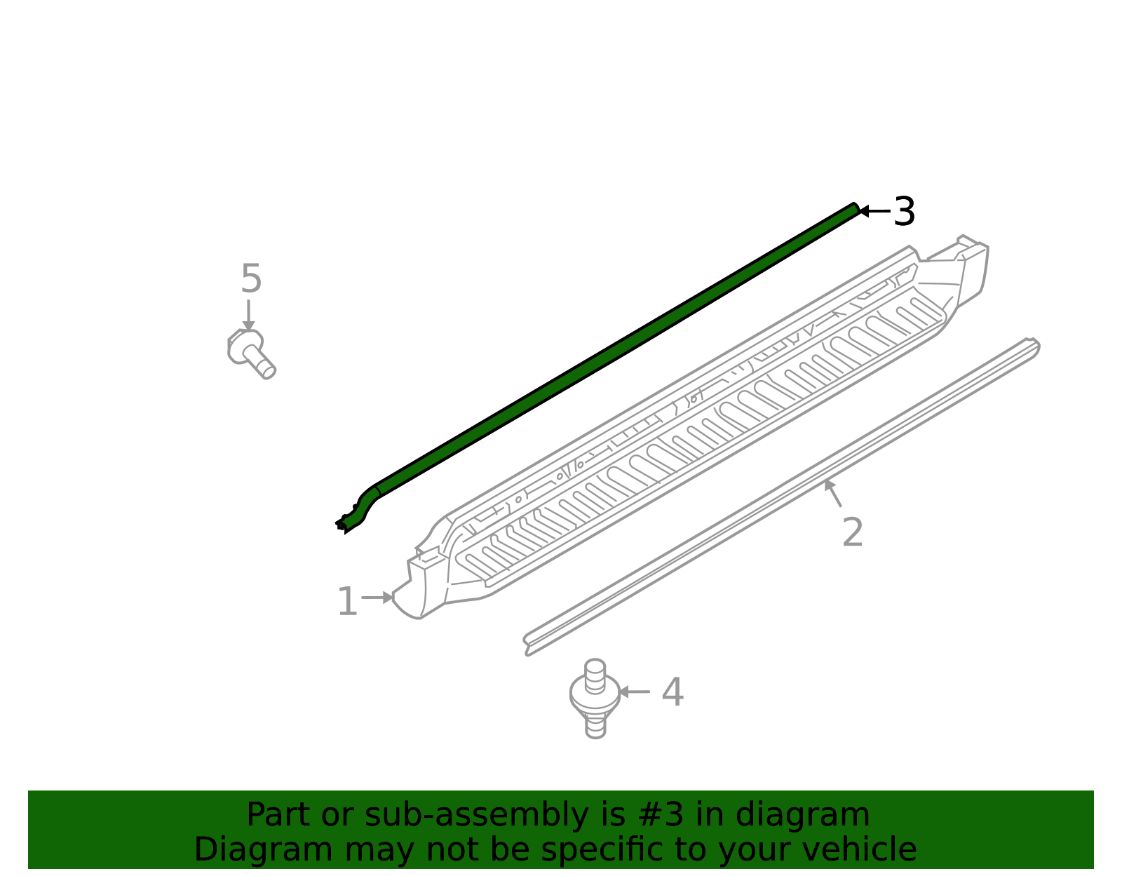 8L8Z-78101A89-A - High-Quality Rocker Panel Molding Trim Insert for ...