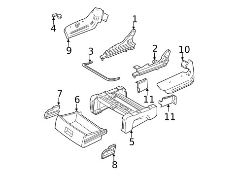 Tracks & Components for 2002 Dodge Caravan #0