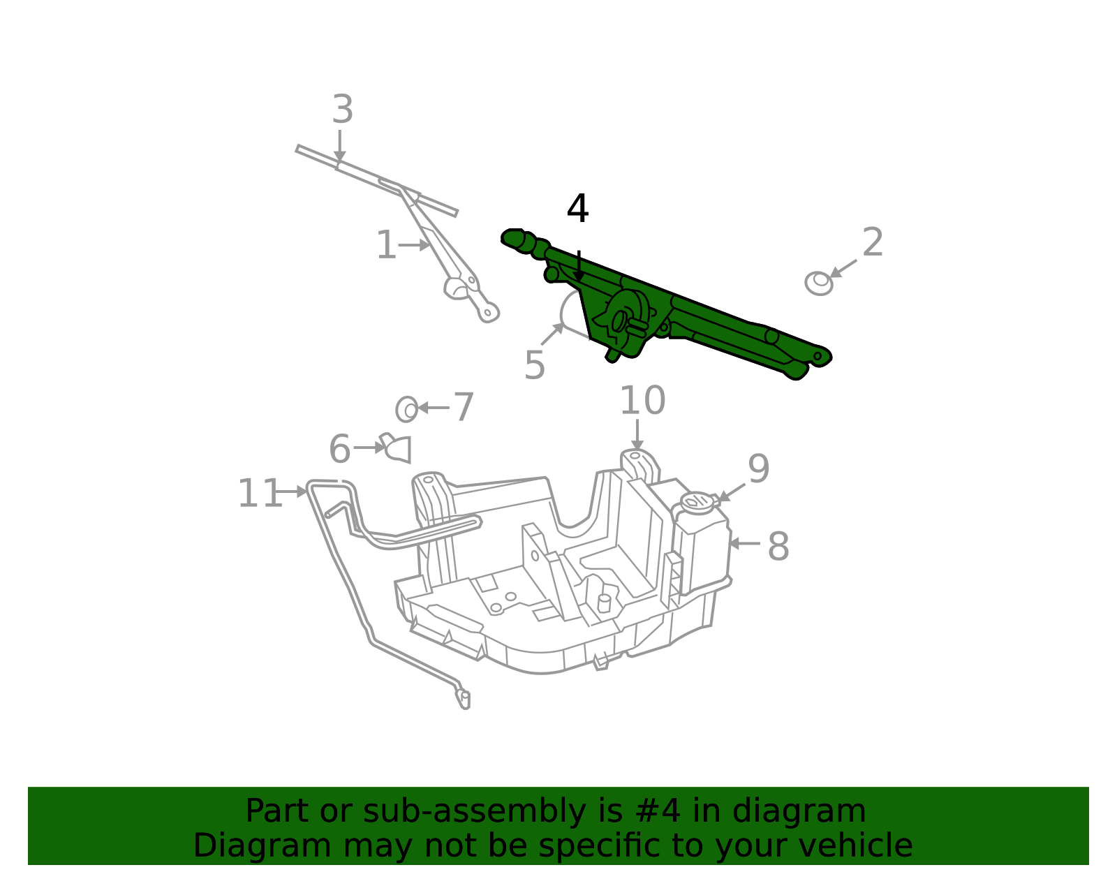 Windshield Wiper Linkage For 2007-2017 Jeep Wrangler JK – 55077859AD Direct Replacement