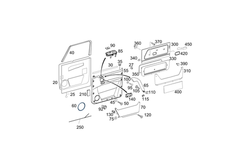 Door Paneling for 2018 Mercedes-Benz G550 4x4 #0