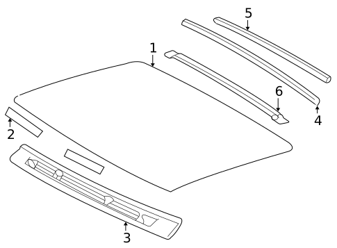 Roof & Components for 2003 Chevrolet S10 #0