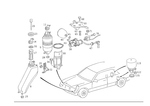 2013200414 - Springs and Suspension: Reservoir for Mercedes-Benz: 190E, 200, 200D, 300CE, 300D, 300E, 300TD, 300TE Image