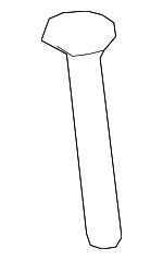 68033133AA - : Door Trim Panel Screw for Chrysler: Sebring | Dodge: Avenger Image