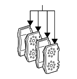 4209204 - Brakes: Disc Brake Pad Set for Mercedes-Benz Image