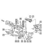 5166386AA - Front Suspension &amp; Drive: Control Arm, Upper Right for Mopar Image