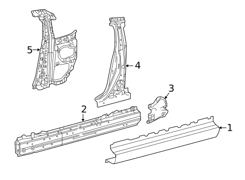 Lock Pillar for 2017 Lexus RC300 #0