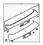 BBR651960C21 - : Spoiler Assembly for Mazda: 3 Image