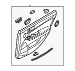 833063NEA0W3V - : 2011 2012 Hyundai Equus - Door Trim Panel for Hyundai: Equus Image