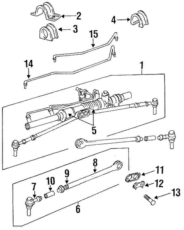4886208AA - Steering: Gear Assembly for Mopar Image