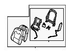 88300S9020ONB - Body: Seat Back Assembly for Kia Image