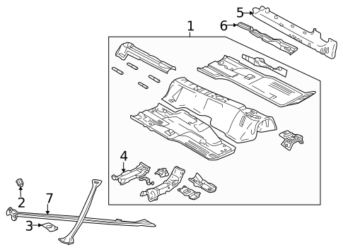 Floor for 2002 Ford Thunderbird #0