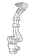 3QF317801B - Cooling System: Pressure Pipe for Volkswagen Image