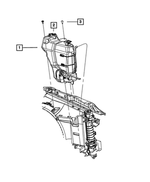 52079331 - Cooling: Coolant Recovery Bottle Cap for Mopar Image