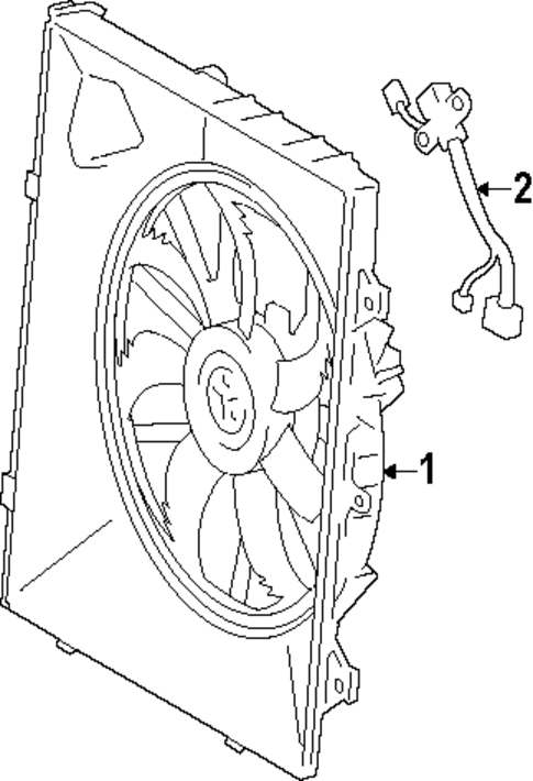 Cooling Fan for 2025 Toyota Tacoma #0