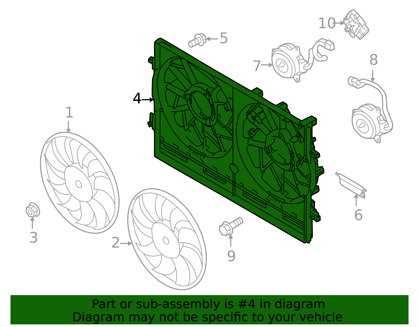 1355A605 - Fan Shroud 2022-2025 Mitsubishi Outlander | Mitsubishi