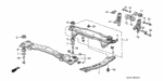 50100SG0010 - Body/Air Conditioning: BEAM, CENTER for Acura Image