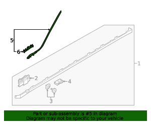 Volvo Windshield Molding - Outer Weather Seal - Part #32210590 ...