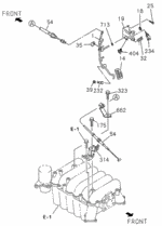 8970350252 - Chassis: LEVER, SIDE PEDAL for Acura Image