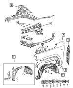 68277378AA - : Closeout Panel for Mopar Image