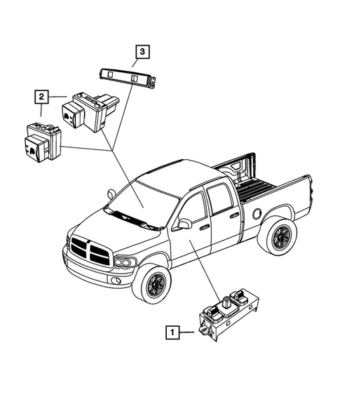 Switches for 2008 Dodge Ram 3500 #8
