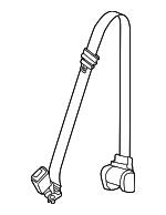 CK4Z14611B68EA - Electrical: Center Belt Assembly for Ford Image