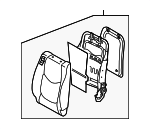 884052K011AHL - : Seat Back Assembly for Kia Image