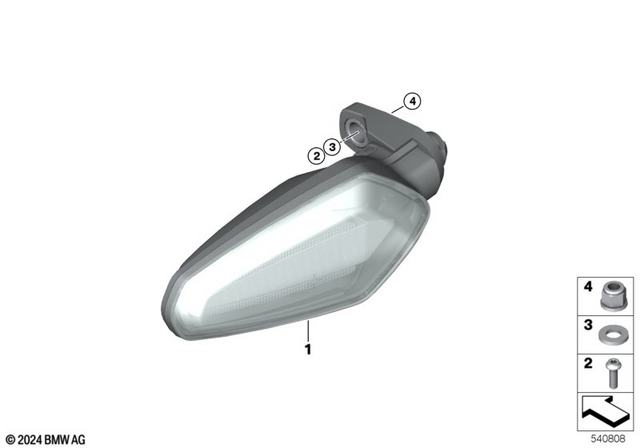 7129907402 - Lights: Fillister-Head Screw - M6X20-8.8-ZNNIV for BMW-Motorrad Image image